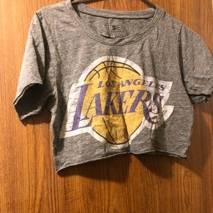 Forever 21 Lakers crop top